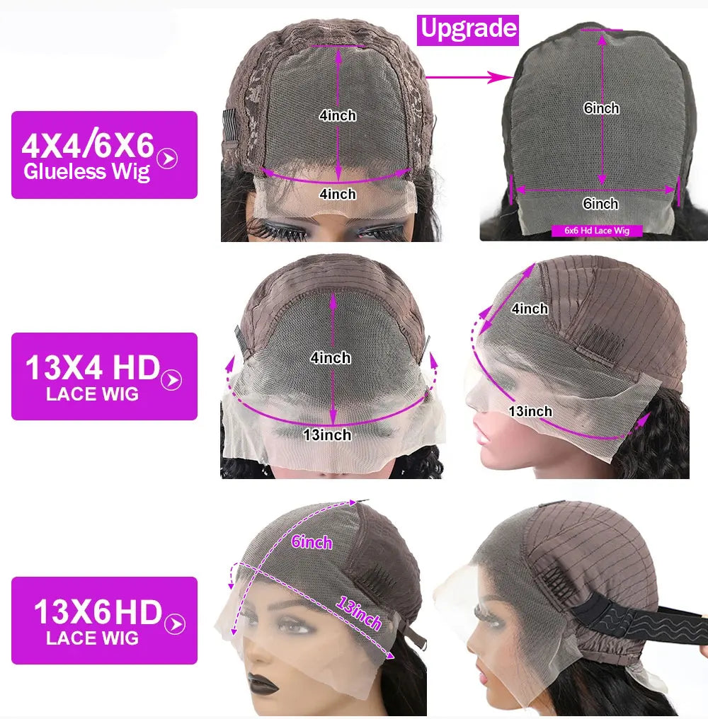 
                  
                    Perruque frontale en dentelle à ondulations profondes et denses
                  
                