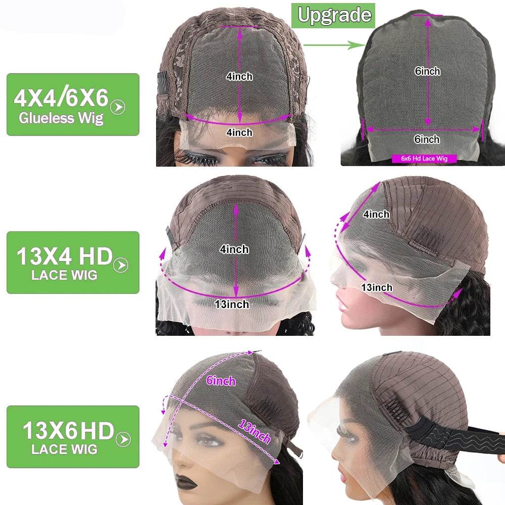 
                  
                    Perruque frontale en dentelle à ondulations profondes et denses
                  
                